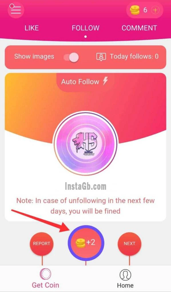 How to get followers by using InstaUp APK?