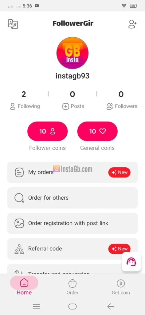 6 Download and use followergir apk